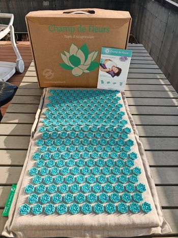 Véritable tapis Champ de fleurs bioloka 