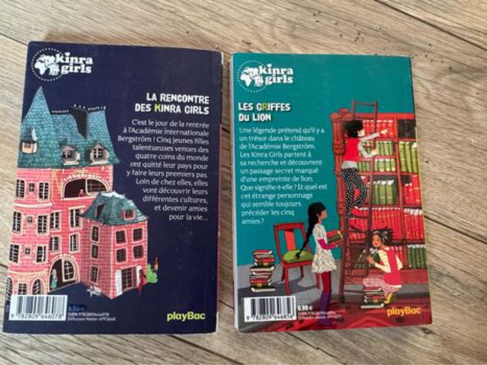 Lot 2 livres de Kinra Girls Hatier playbac - photo numéro 2