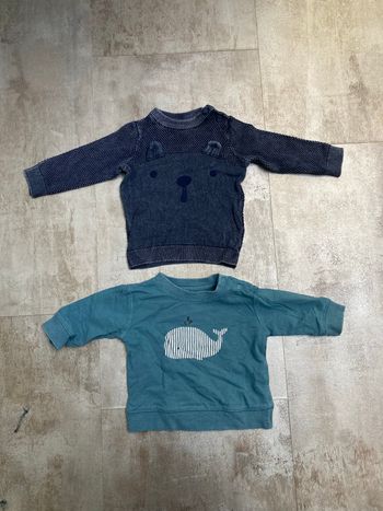 2 pulls - Taille 3 mois