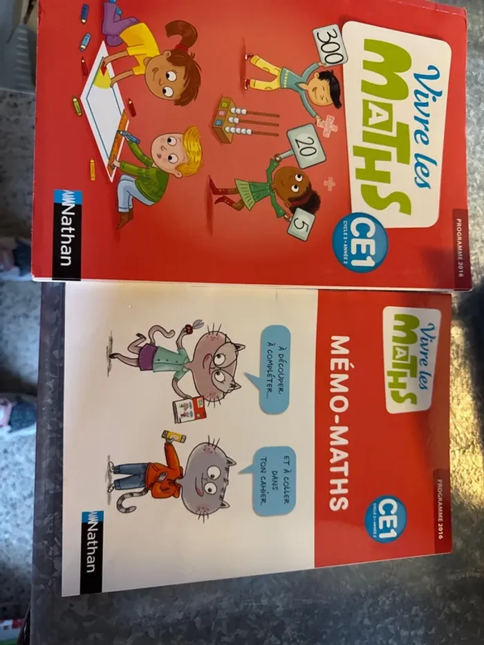 Livre vivre les maths CE1 + mémo maths CE1 - photo numéro 3