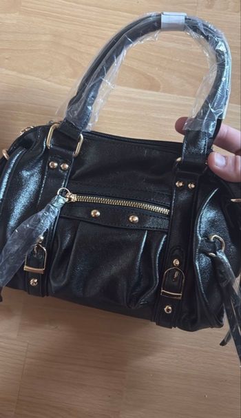 Sac à main noir Rock Chic - Style Y2K / City Bag - Neuf sous emballa