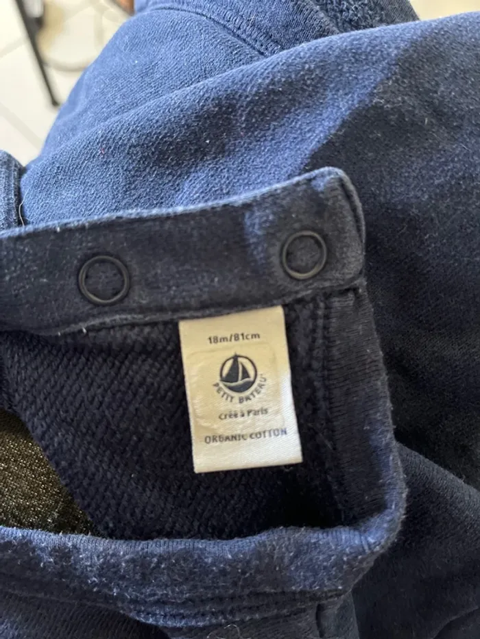 Pull Petit Bateau marine enfant - photo numéro 3
