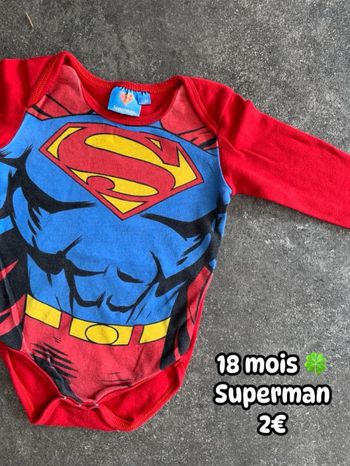 Body 🍀 18 mois 🍀 Superman