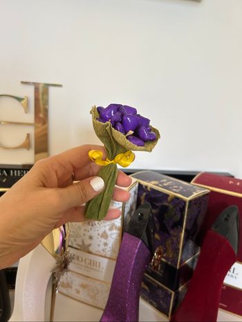 Petit bouquet de violettes décoratif