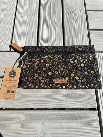 Pochette pour sac Cabaïa édition limitée spéciale Noël noir et doré 