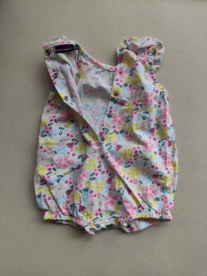 Combinaison bébé fille couleurs vives 🌺 Sergent Major 3 mois - photo numéro 3