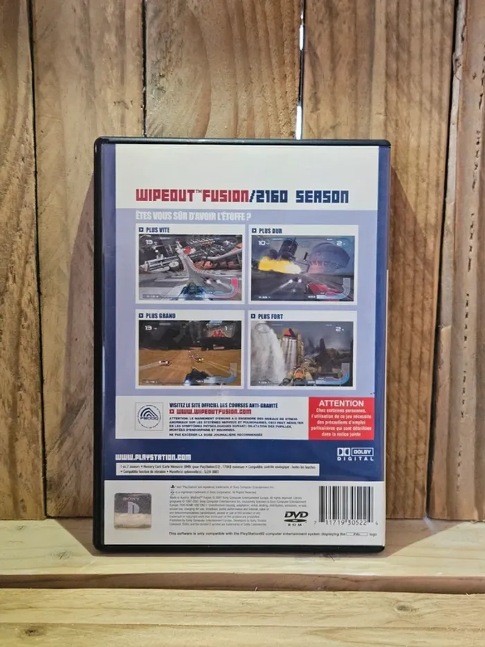 PlayStation 2 # Wipeout Fusion # - photo numéro 2