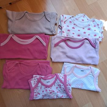 Lot 7 bodies manches courtes 2ans #je-ne-sais-quoi