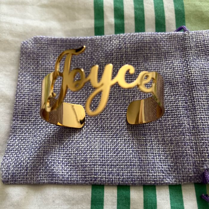 Bracelet doré personnalisé