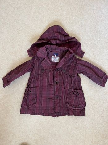 Veste fille sergent Major 3 ans bordeaux en très bon état