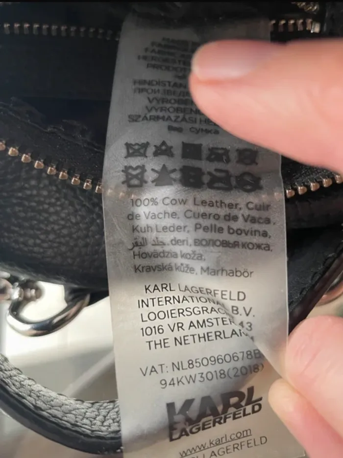 Sac à dos en cuir Karl Lagerfeld - photo numéro 5