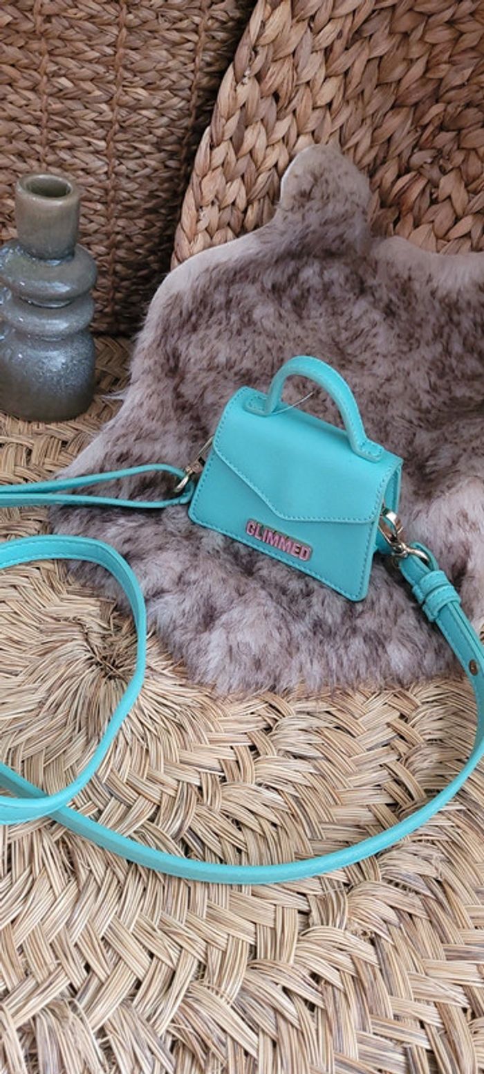 Mini sac à bandoulière Glimmed Taille carte bancaire - photo numéro 3