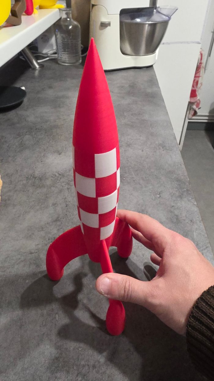 Fusée Tintin 30cm - photo numéro 2