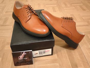 Chaussures marrons élégantes et confortables bruno marc taille 41