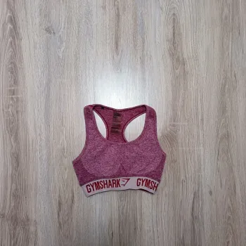 Brassière gymshark femme s hauts  rouge rose