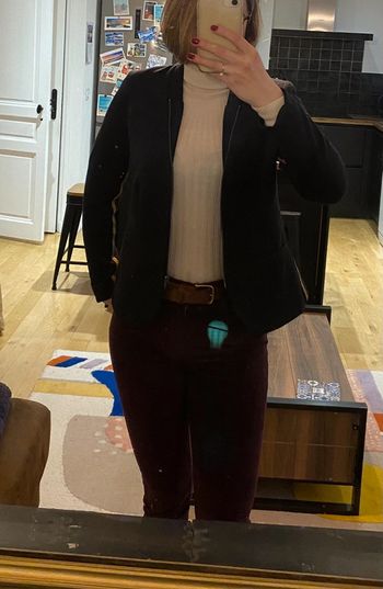 Veste noire et doré miss captain trend en 36