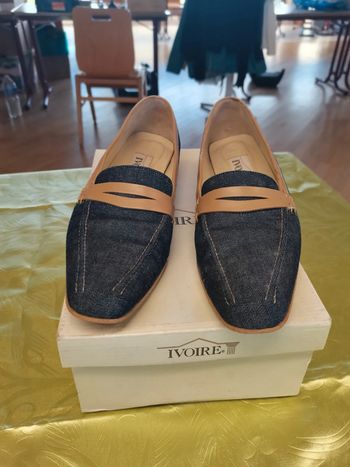 Chaussures desus jeans