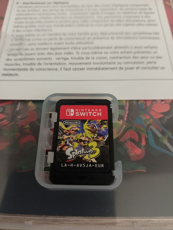 Nintendo Switch splatoon 3 - photo numéro 3