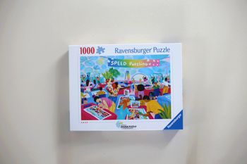 Puzzle 1000 pièces "Speed Puzzling" Ravensburger issu du World Jigsaw Puzzle Championship 2025, illu