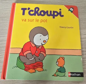 Livre T'choupi va sur le pot