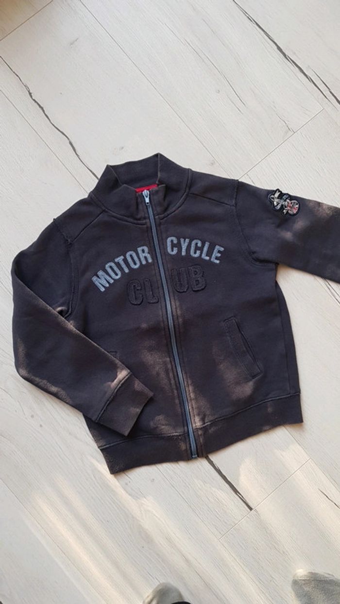 Gilet zippé chaud garçon 6ans lcdp