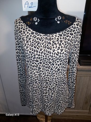 Blouse Chic à Imprimé Léopard - Mar Collection Woman - Taille S (36)