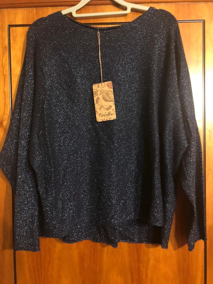 Pull marine taille unique neuf