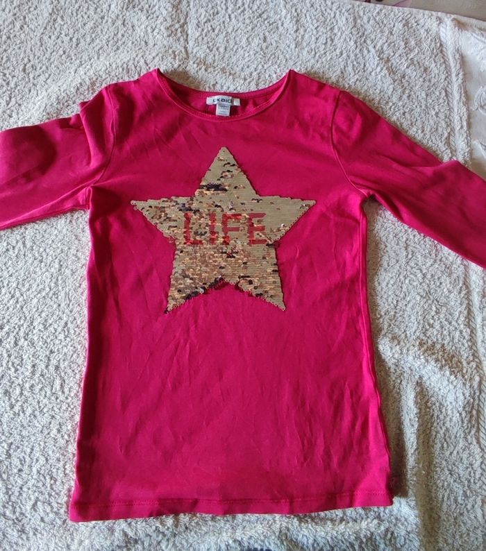 Lot t-shirts manches longues 10 ans - photo numéro 9