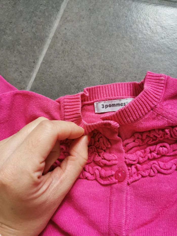 Gilet 3 pommes en 2 ans - photo numéro 2