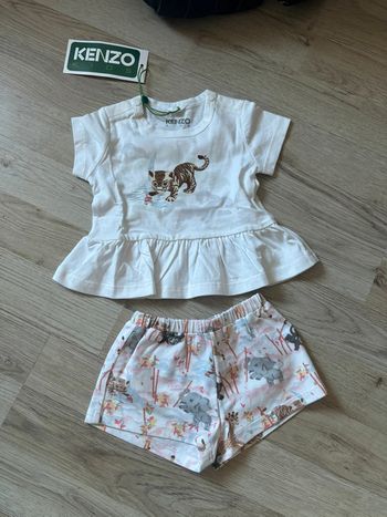 Ensemble bébé fille t-shirt et short 3 mois Kenzo