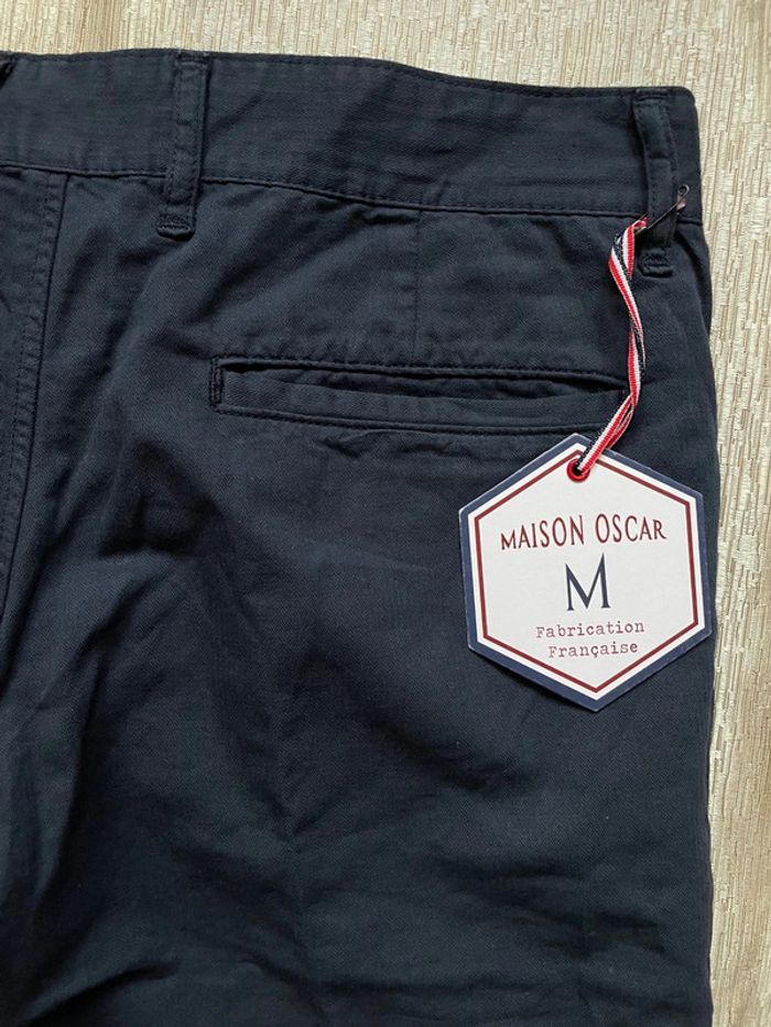 Pantalon chino bleu marine taille 36 Maison Oscar - photo numéro 7