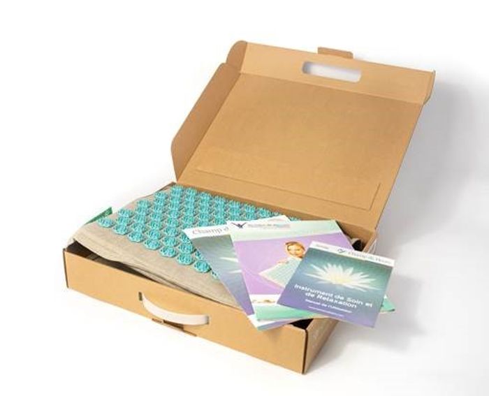 Bioloka Set Confort Tapis + Coussin + Mini-Tapis Turquoise / Turquoise NEUF - photo numéro 5