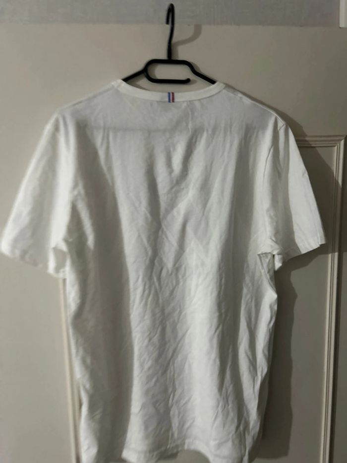 T-shirt blanc Le Coq Sportif France 🇫🇷 rugby 🏉 M - photo numéro 5