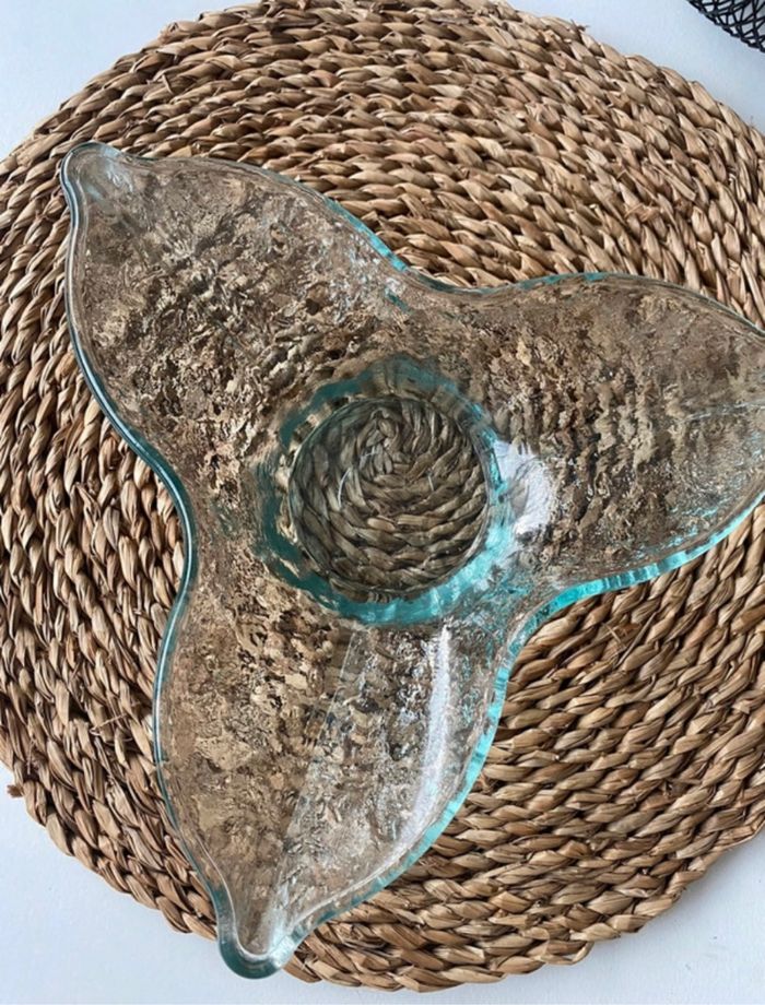 Assiette présentation en verre etoile - photo numéro 4