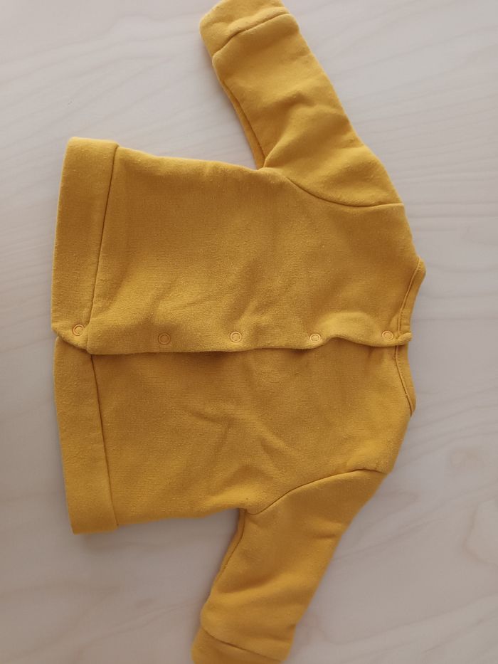 Pull lion jaune Vertbaudet 3 mois - photo numéro 2