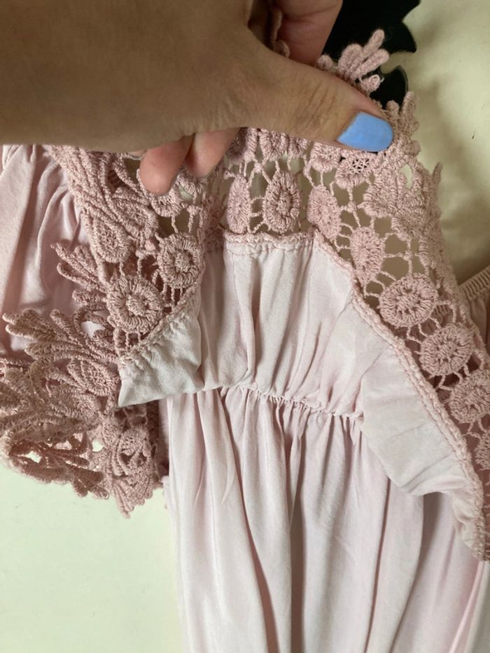 Haut sans manches fluides avec encolure broderie - photo numéro 4