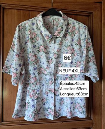 Chemise NEUVE pour femme Taille 4XL