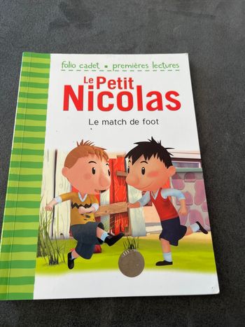 Livre ce1 ce2 le petit Nicolas le match de foot 