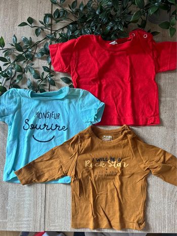 Lot t-shirt 3 mois
