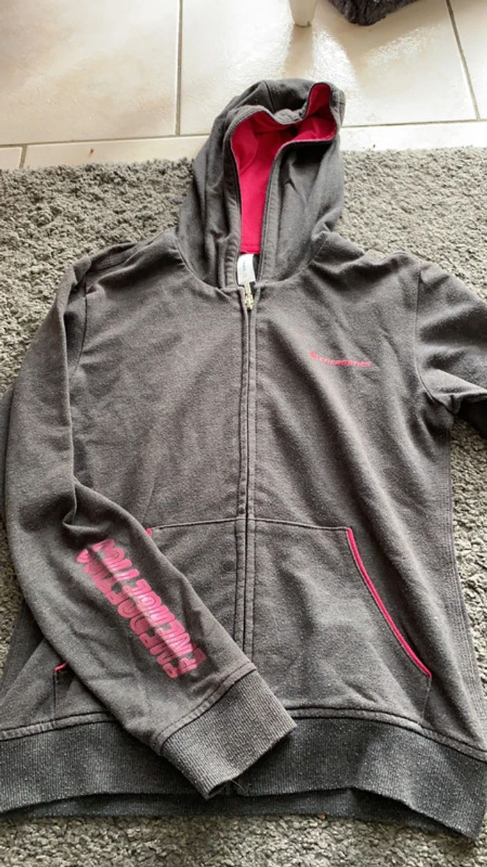 Sweat gris fille 10 ans