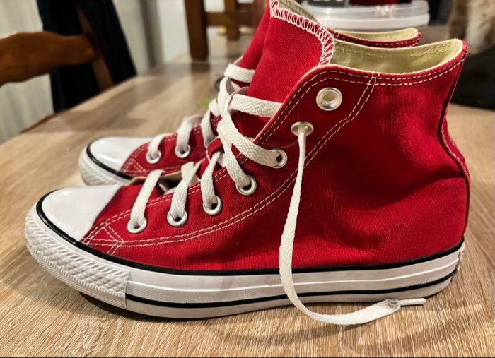 Converse Chuck Taylor All Star montantes – Rouge classique – Taille 39 - photo numéro 3