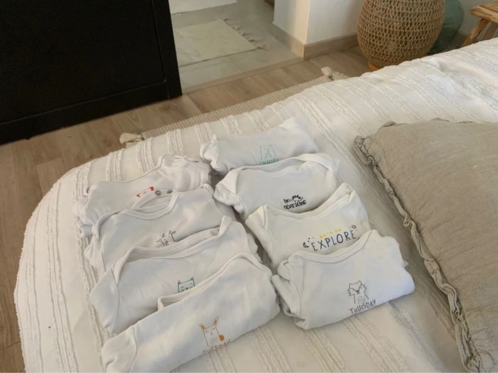 Lot de 8 bodys - photo numéro 3