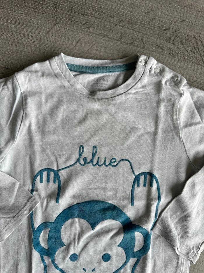 TEE shirt manches longues okaidi 24 mois - photo numéro 2