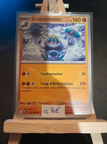 Carte Pokémon Crabominable 115/197