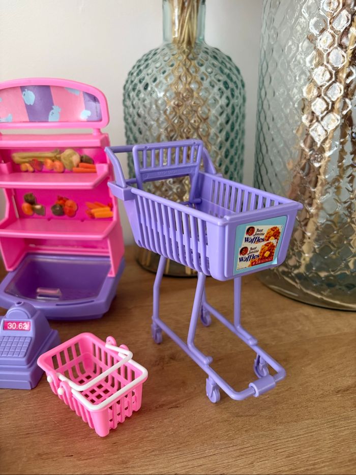 Lot vintage Barbie supermarket - photo numéro 2
