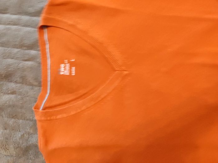 pull celio orange L - photo numéro 2