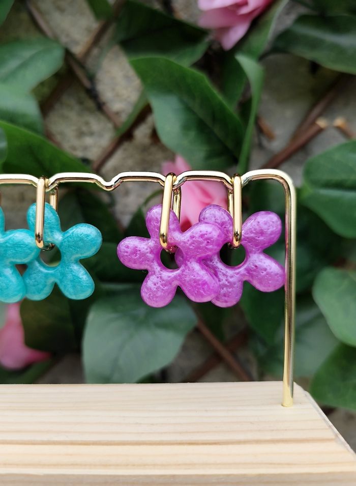 Pampilles violette en résine