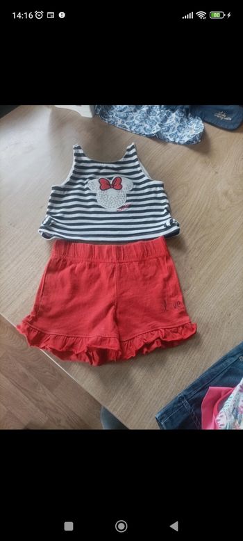 Ensemble Minnie 24 mois