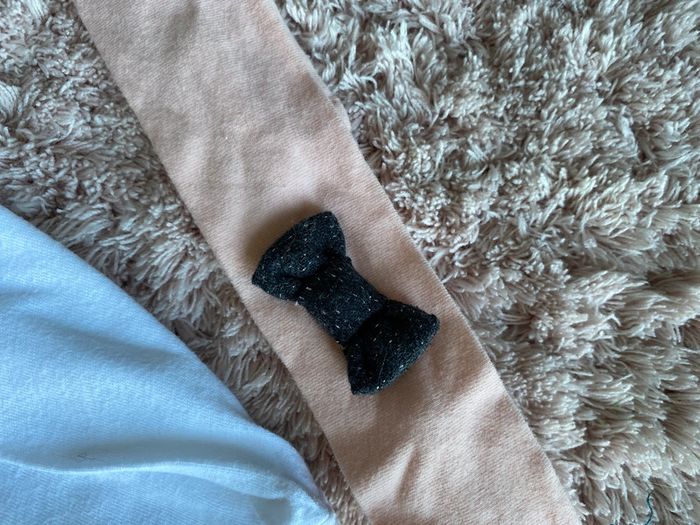 Ensemble pantalon avec ceinture, tee-shirts manches longues et bandeau Lili castagnette 18 mois - photo numéro 7