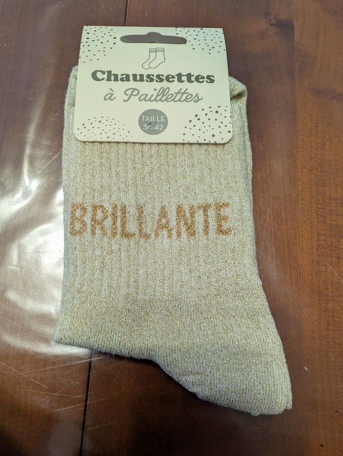 Chaussettes à paillettes Brillante